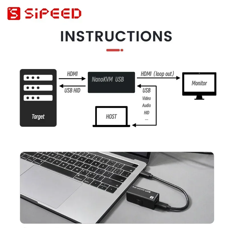 Sipeed NanoKVM KVM sobre IP HDMI USB 3.0 para control web - imagen 2