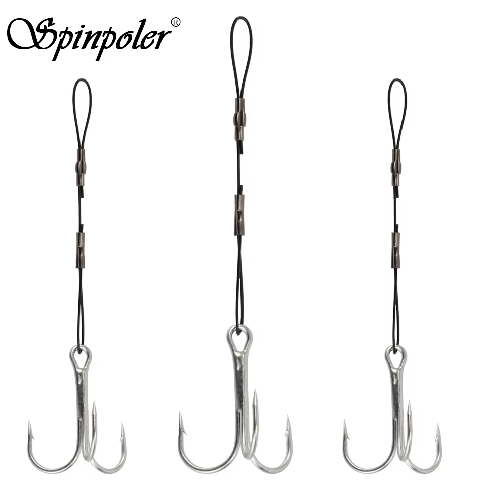 Spinpoler Stingers Rig: Conector de anzuelo y guía de acero robusta - imagen 2