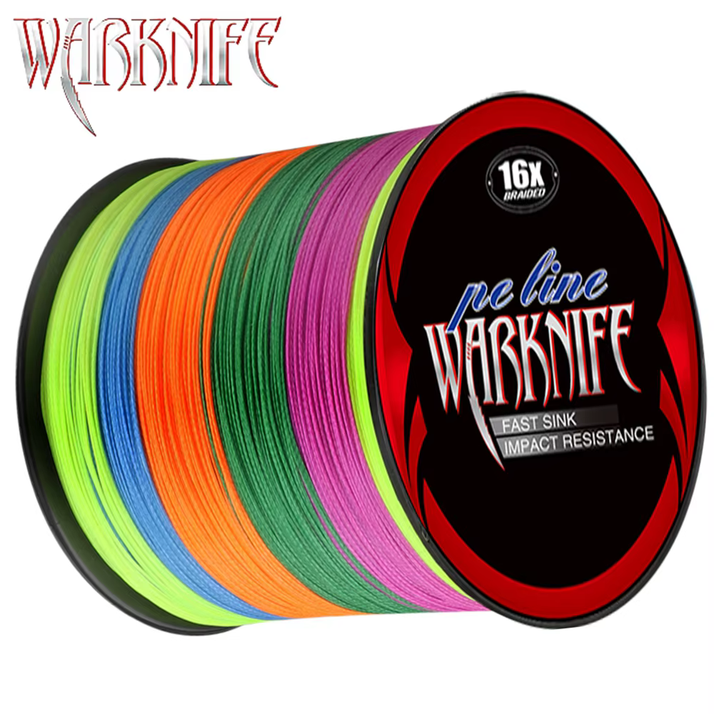 Warknife Línea Trenzada PE Núcleo Hueco Japonés Multicolor de Pesca - imagen 2