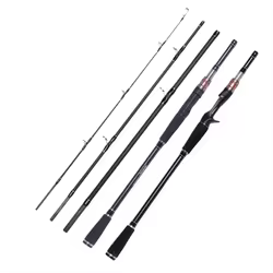 Caña Spinning y Casting Carbono Acción Rápida 10-40g H
