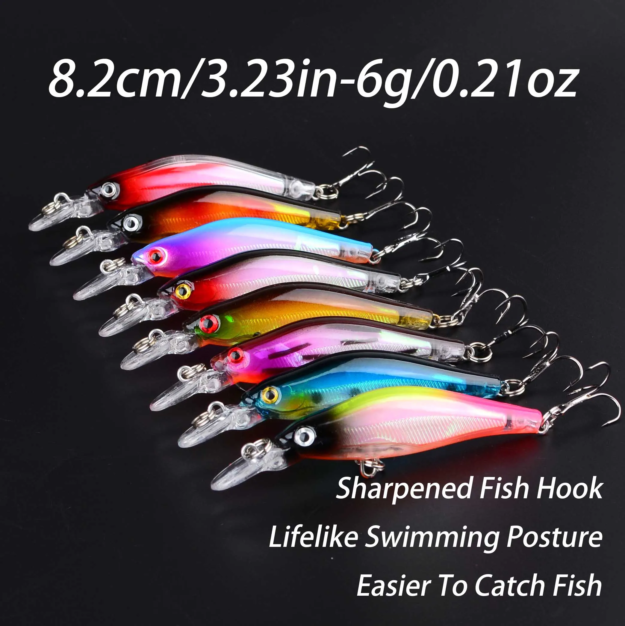Wobbler Minnow de lanzamiento largo con impulso magnético para carpa - imagen 2