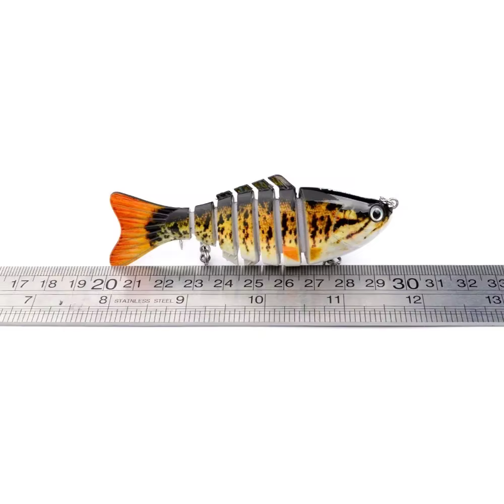 Swimbait articulado 100mm – Señuelo duro multi sección para lubina - imagen 5