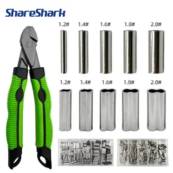 ShareShark Alicates de prensado para señuelos con tubos doble