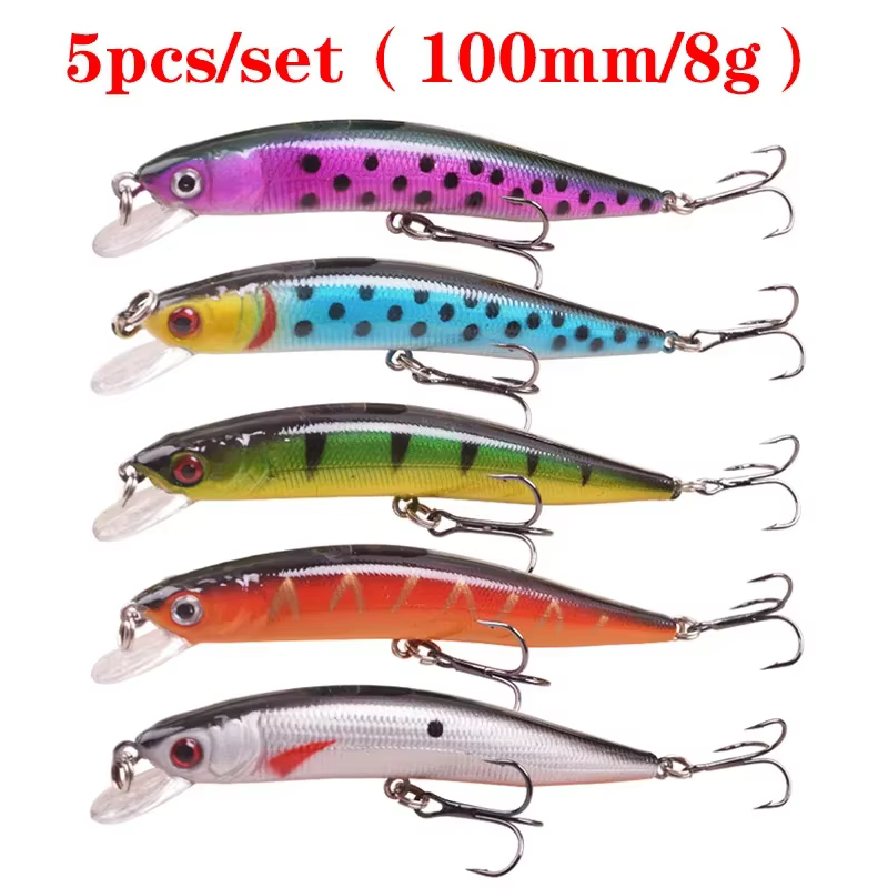 Señuelos Minnow y Crankbait Flotantes Crazy – Set Artificial Biónico para Pesca - imagen 2