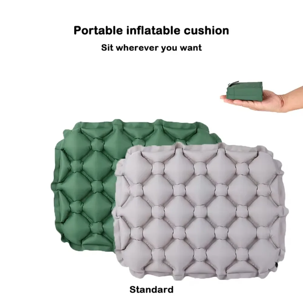 Cojín inflable impermeable camping – Ligero y portátil para pesca - imagen 2
