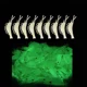 Señuelo vinilo luminoso de camarón artificial verde para agua dulce - imagen 3