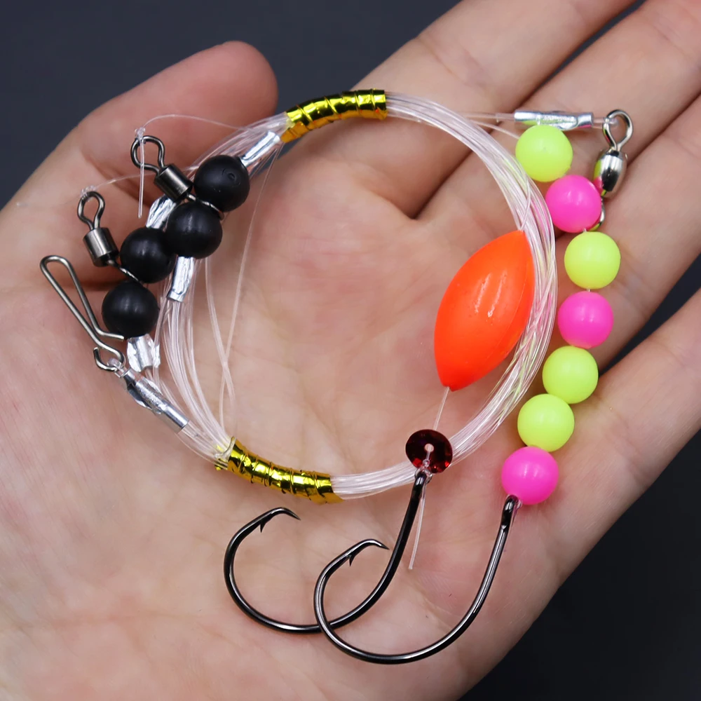Aparejo surfcasting flotador ZYZHE anzuelo circular para cebo preatado - imagen 4