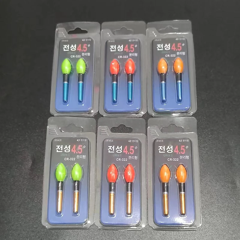 Detalle de instalación del palo de luz en el flotador