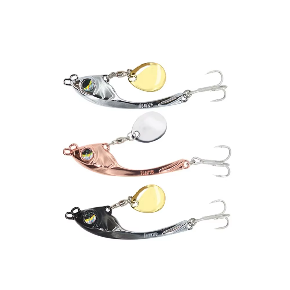 Wobbler Topline Metal Vib Cucharilla para lucio, bass y carpa
