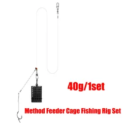 YOTO Método Feeder para carpa anti-enredos con anzuelos afilados