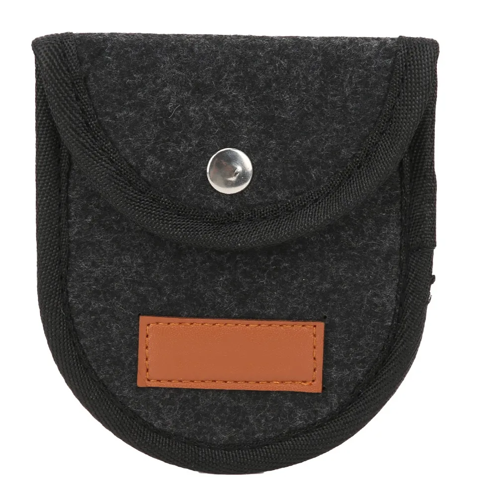Estuche fieltro gris/negro para porta púas guitarra eléctrica - imagen 5