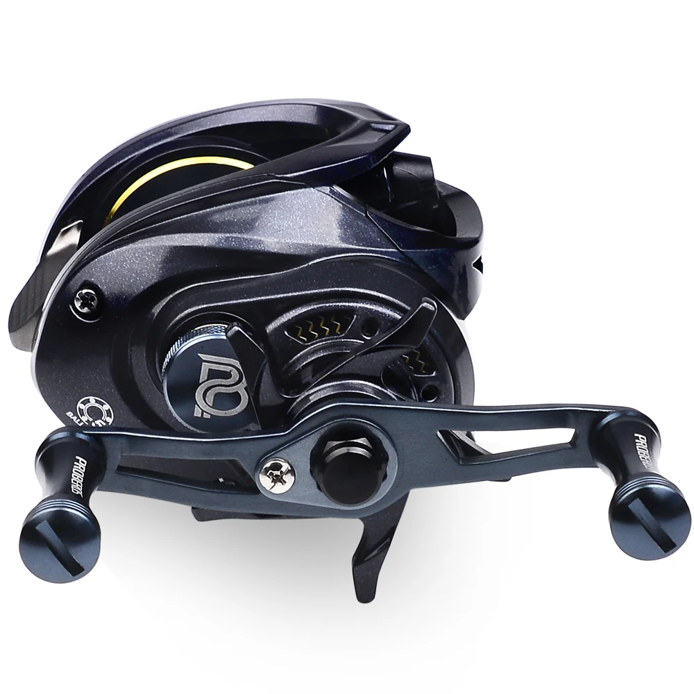 Carrete Baitcasting PROBEROS – tambor fundido y arrastre - imagen 2