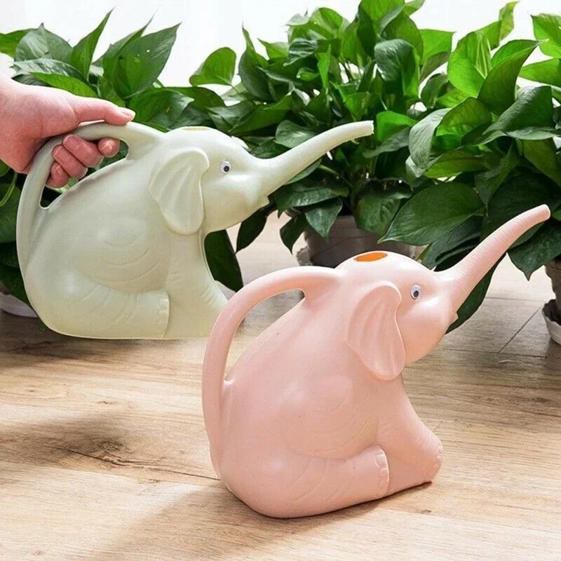 Regadera de plástico con forma de elefante para jardín y riego exterior - imagen 4