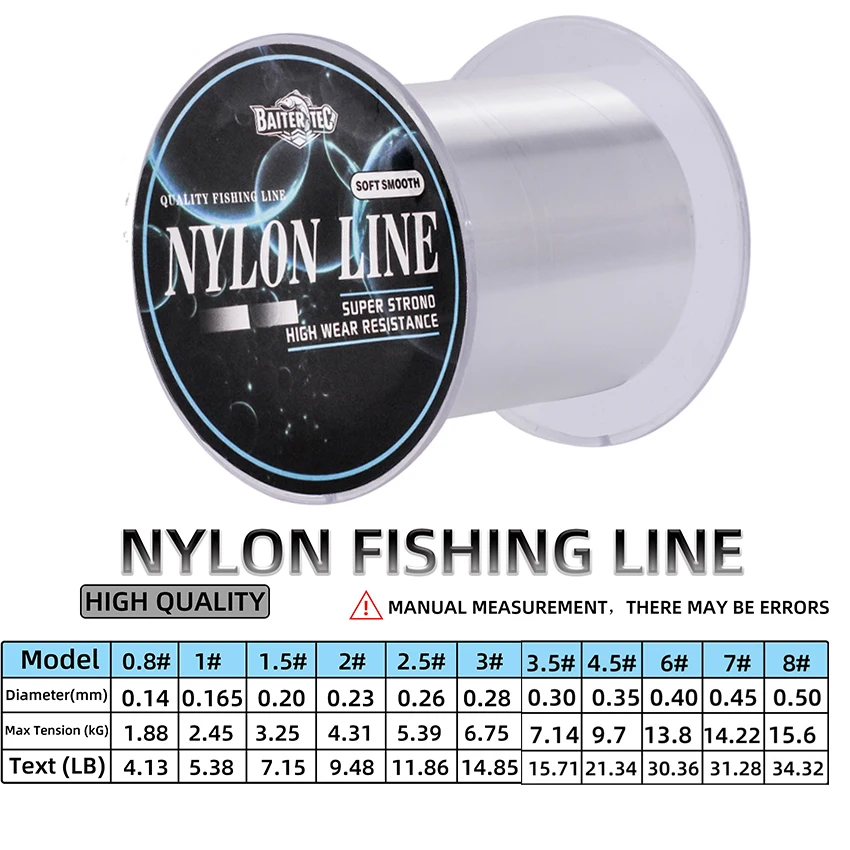 Hilo de nailon resistente a roturas y desgaste en pesca - imagen 4