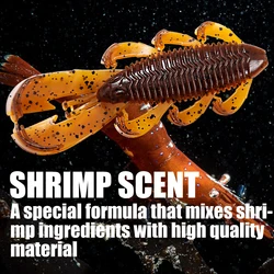 B & U Filet Craw Bait – Señuelo blando para perca