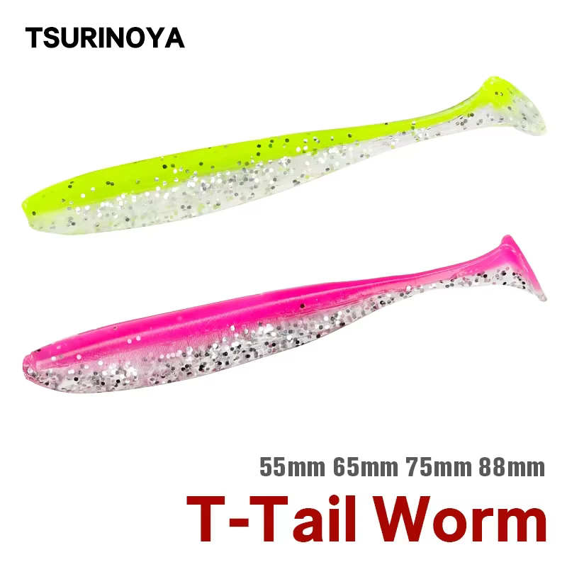 Señuelo Superficie Tsurinoya Cola T – Doble Color 55/65mm - imagen 4