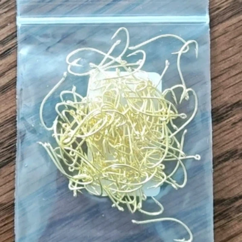 Anzuelo Akita Fox vástago largo fino con púas para lombriz y minnow - imagen 3