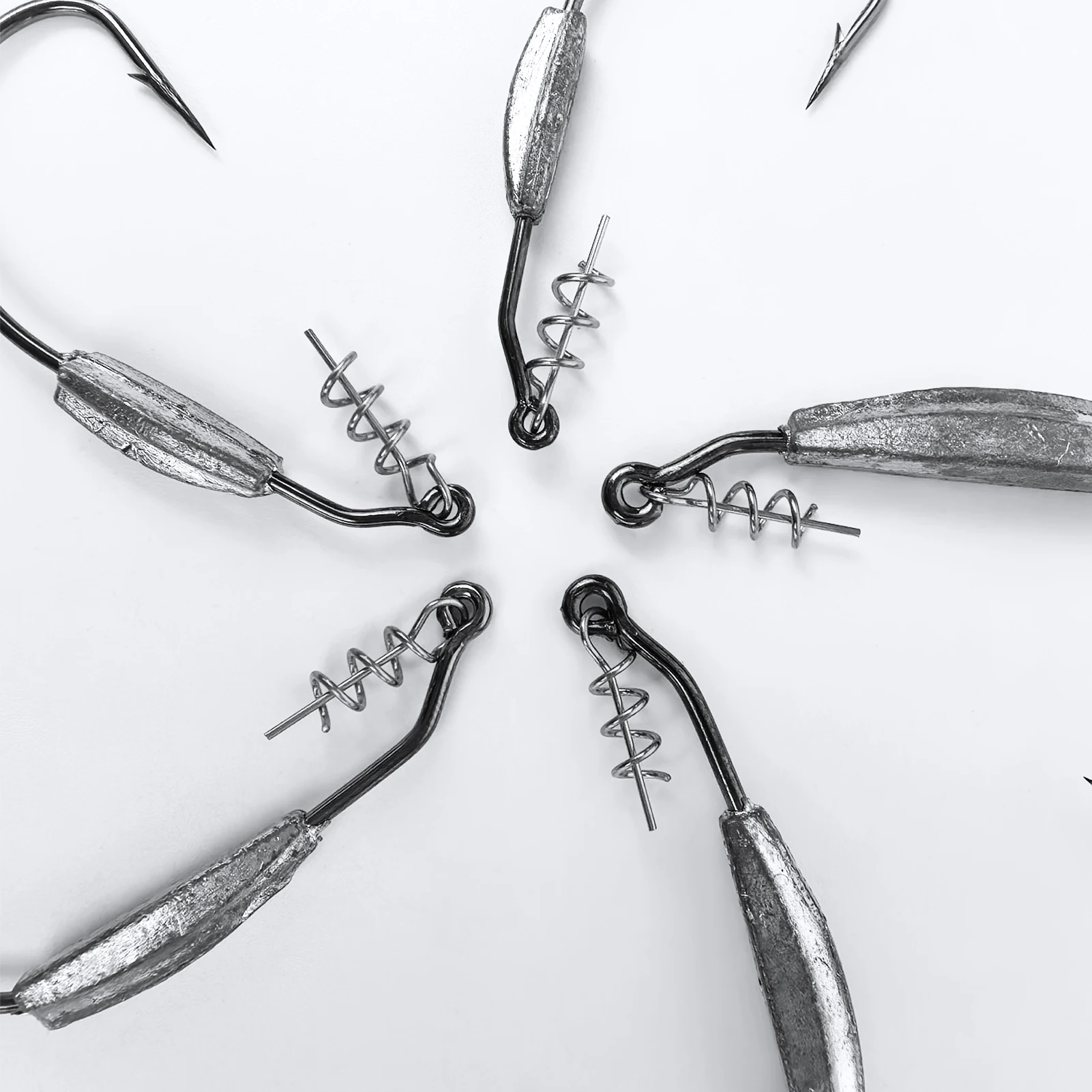 Cabezas de jig Twistlock Free Fisher anti-enredos para vinilo - imagen 5