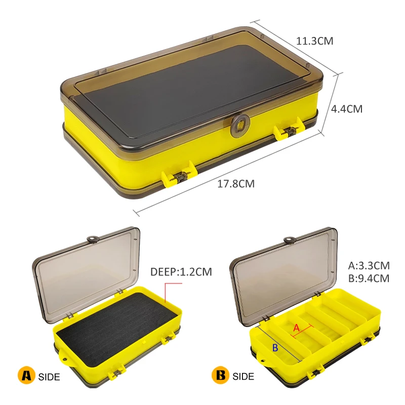 Caja de pesca multifunción – Organizador con compartimentos para moscas - imagen 5