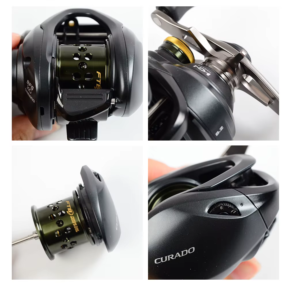 Carrete Shimano Curado BFS XG Baitcasting Finesse Micromodule - imagen 2