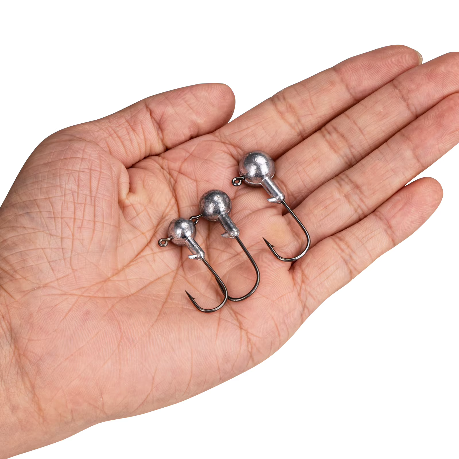 Anzuelos Jig Head sin Púas con Cabeza Redonda para Vinilo - imagen 5