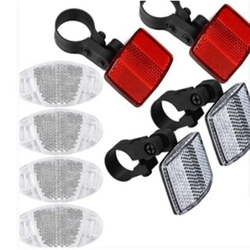Luces reflectantes de bicicleta de plástico, delantero y trasero - imagen 5