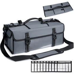 Bolsa transparente organizadora para vinilos y aparejos de pesca