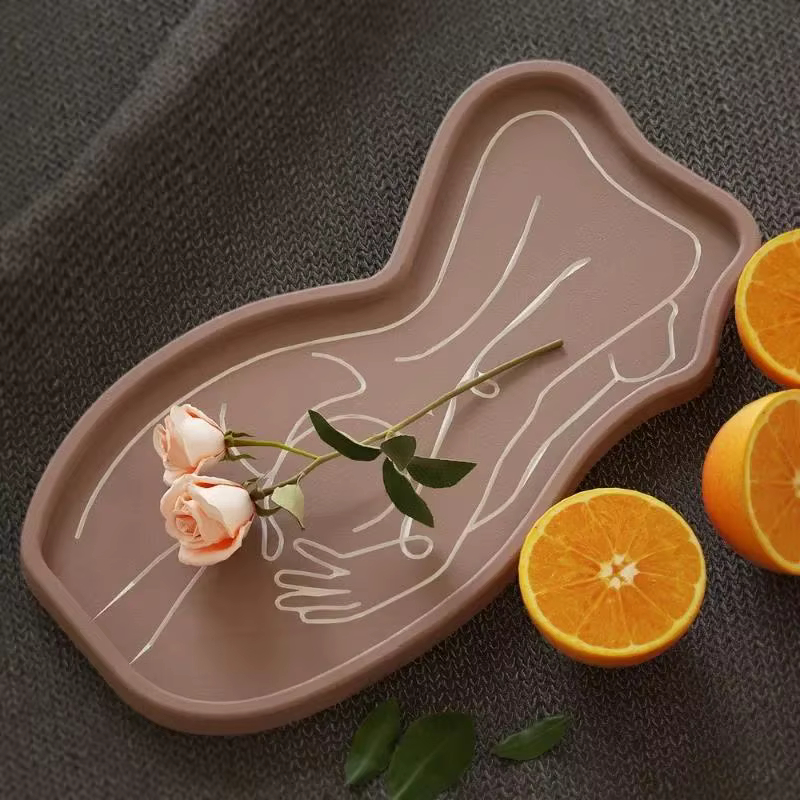 Molde de Silicona para Bandeja Decorativa con Figura Humana - imagen 4