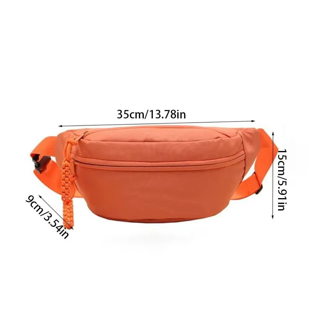 Bolso de pecho mujer media luna vista frontal