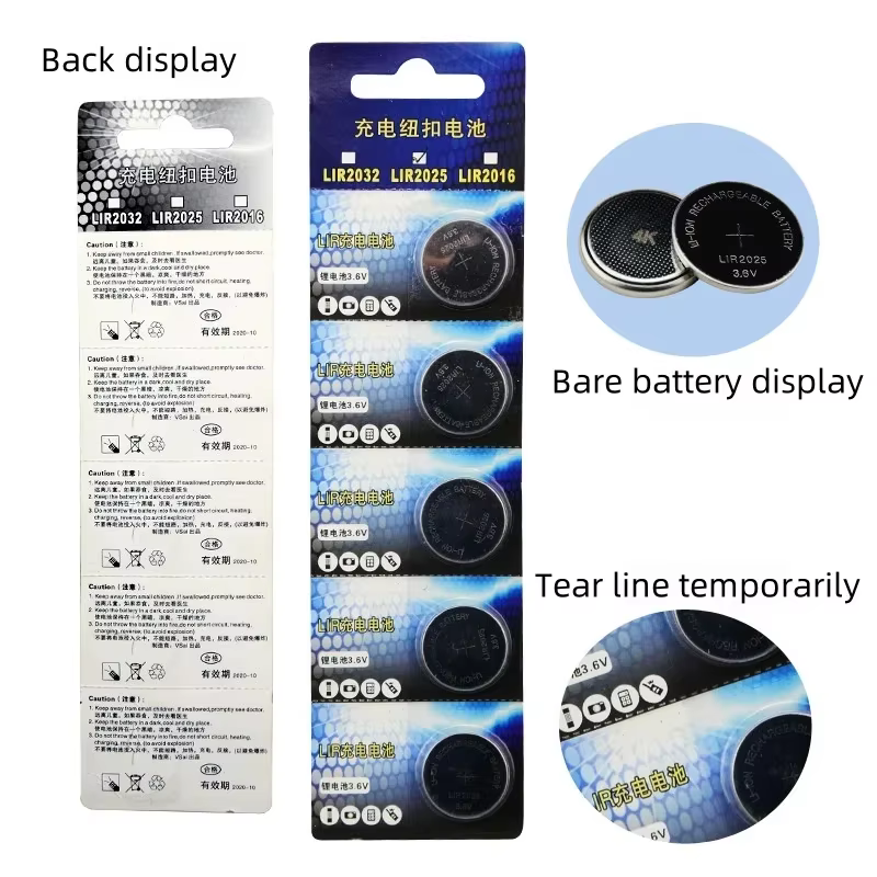 Pila recargable LIR2025 – Alternativa a CR2025 para relojes - imagen 4