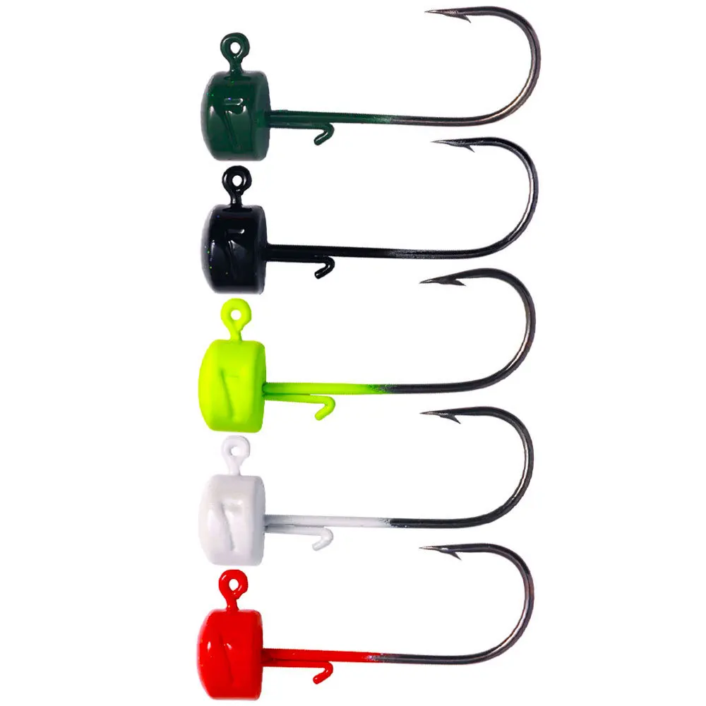 Cabezas de jig Ned Rig, anzuelos cabeza de hongo - imagen 3