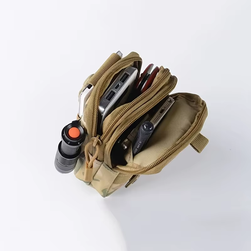 Bolsa Cintura Nylon Multifuncional para Móvil – D-Ring Hebilla Resorte - imagen 5