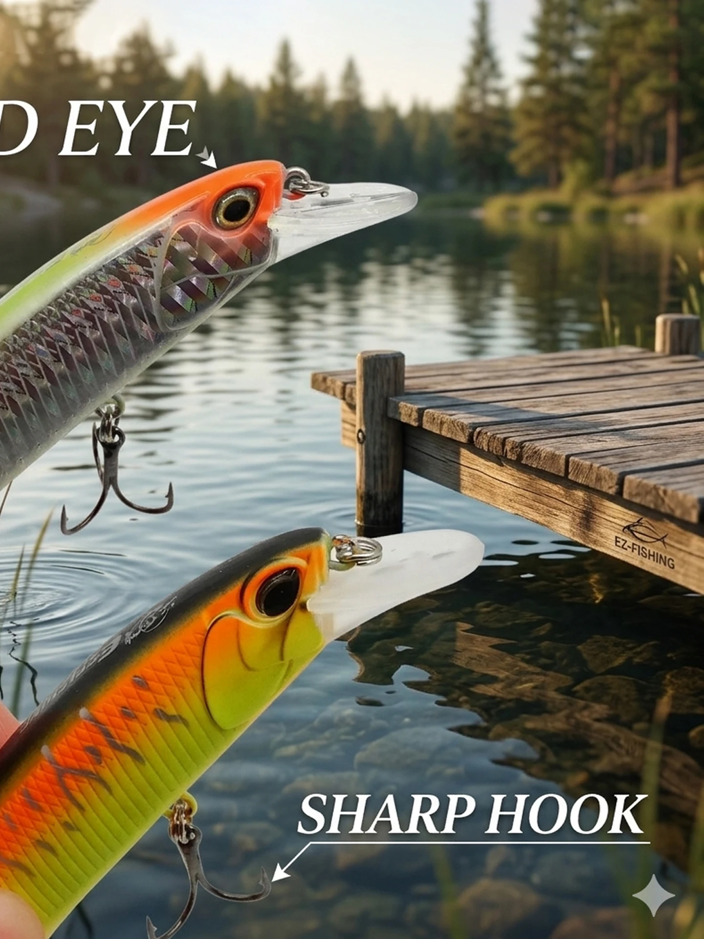 Senuelo Minnow ESFISHING Sparrow – Hundimiento lento 10cm 16g - imagen 3