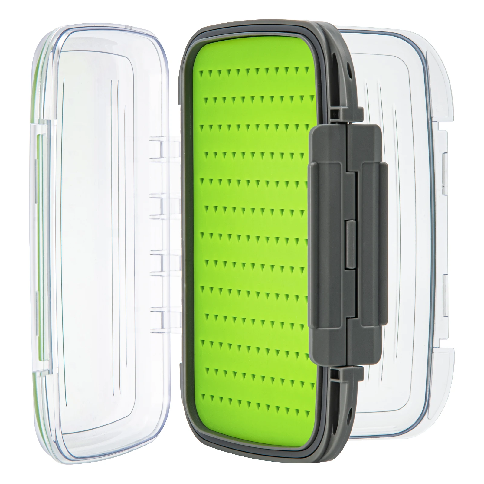 Caja de almacenamiento para pesca con mosca