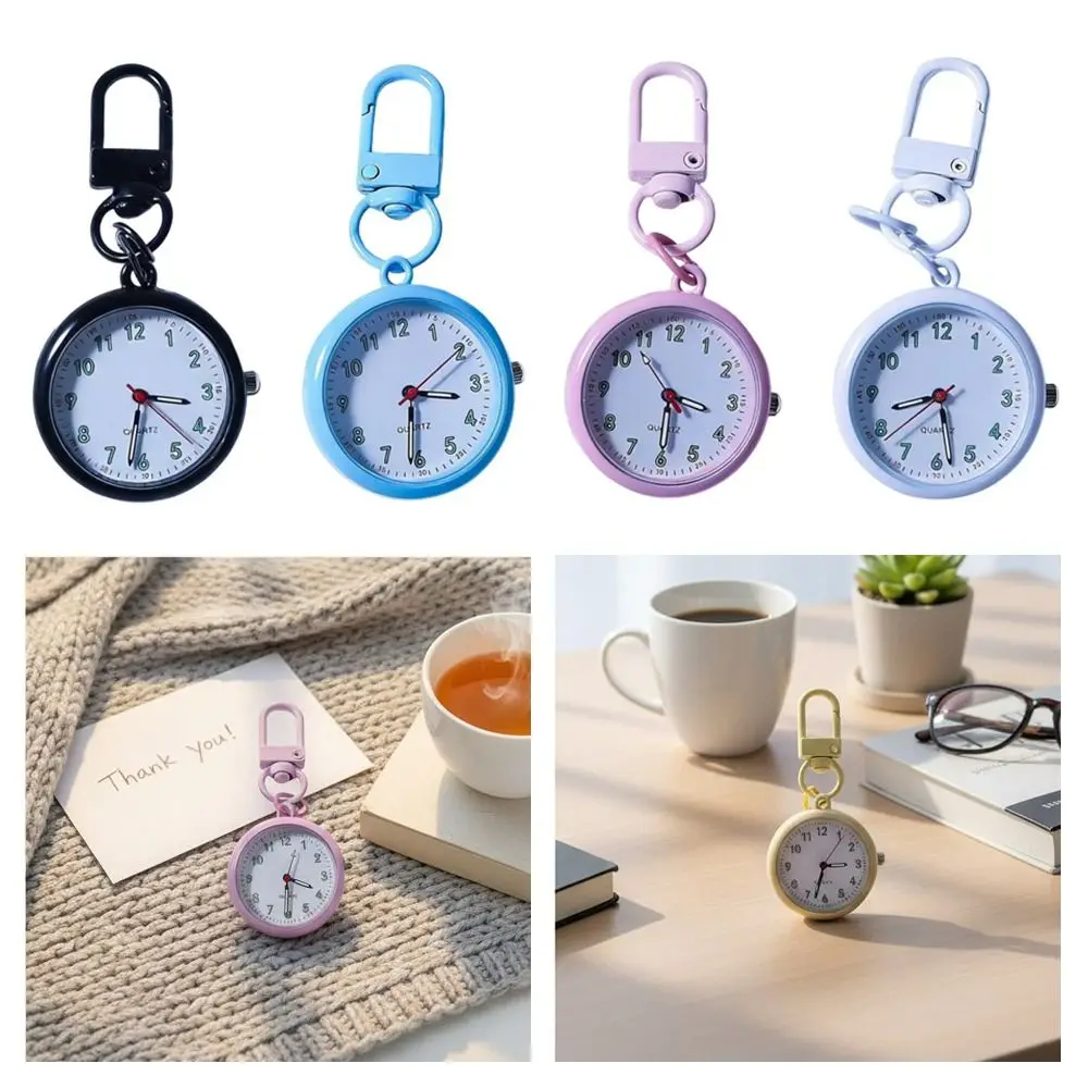 Reloj de bolsillo silencioso con caja de aleación y cuero - imagen 5
