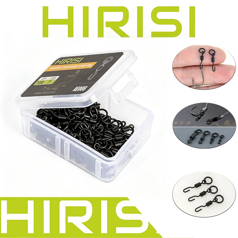 Esmerillones para pesca de carpa con anilla sólida y mosquetones - imagen 4