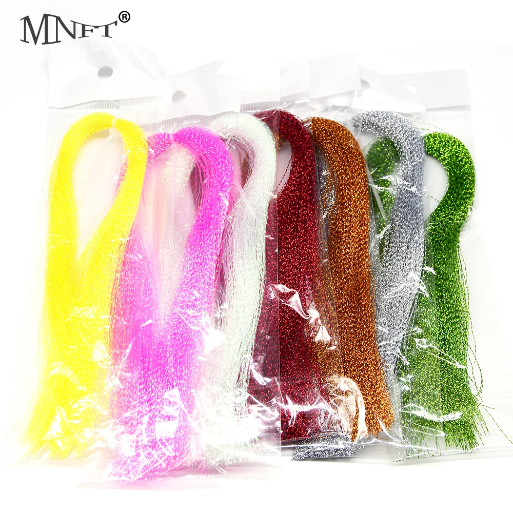 Flashabou MNFT Cristal - Materiales para mosca atado Jig y señuelo