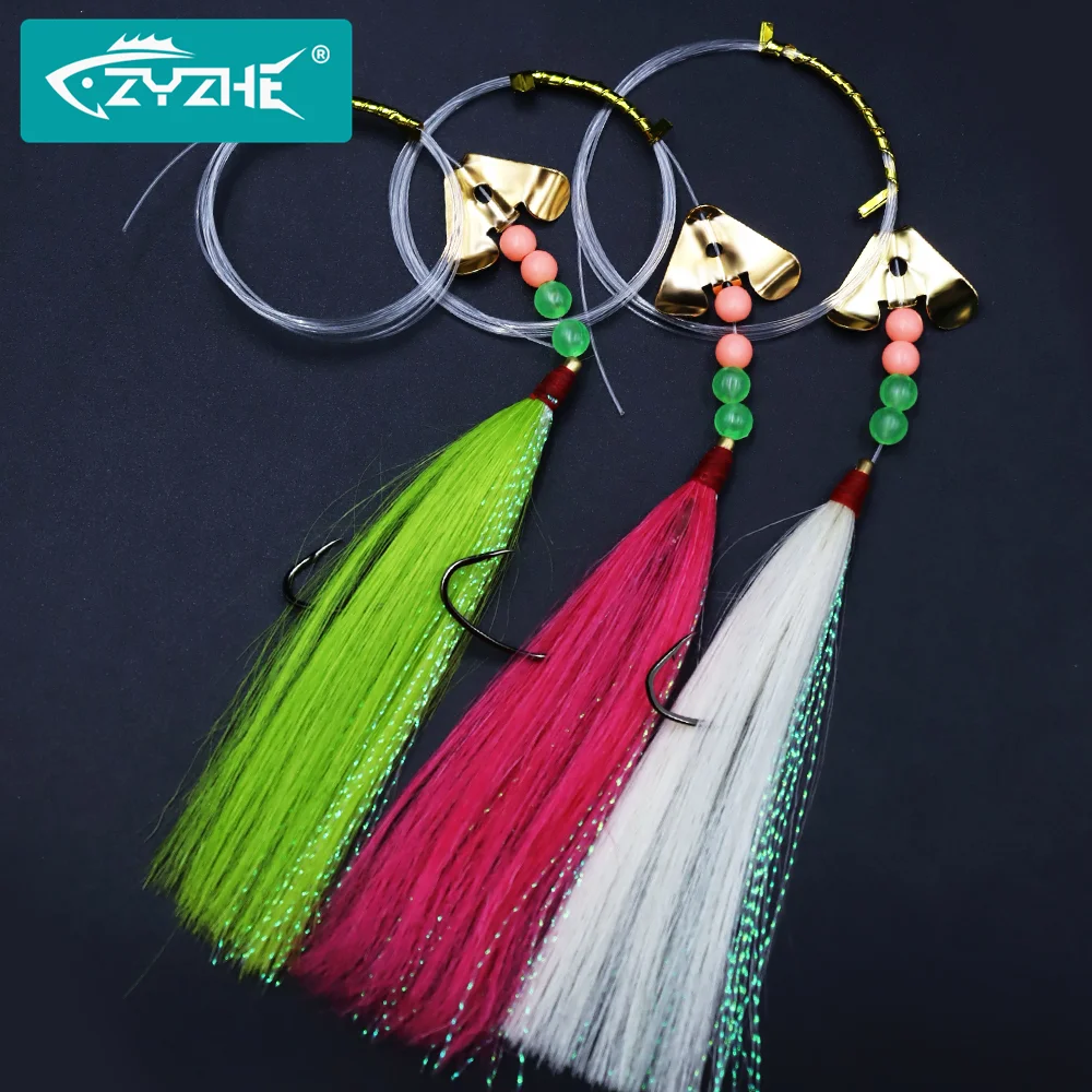 Señuelo giratorio ZYZHE con colores vivos para agua dulce y salada - imagen 3
