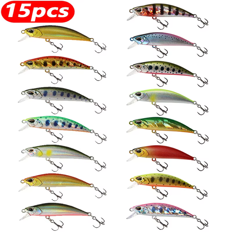 Jerkbait Bass profesional – Swimbait y wobblers de pececillo hundibles