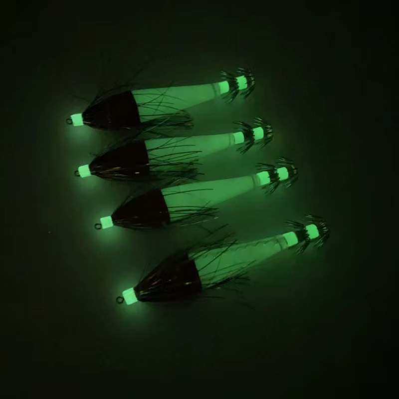 Jigs luminosos Ackibbik para pesca de calamar en salobre - imagen 5