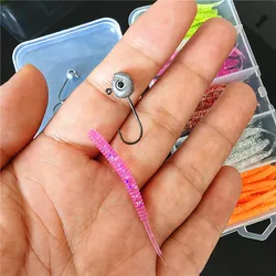 SWOLFY Señuelo Suave Ajing Vinilo Wobber para Pesca de Roca
