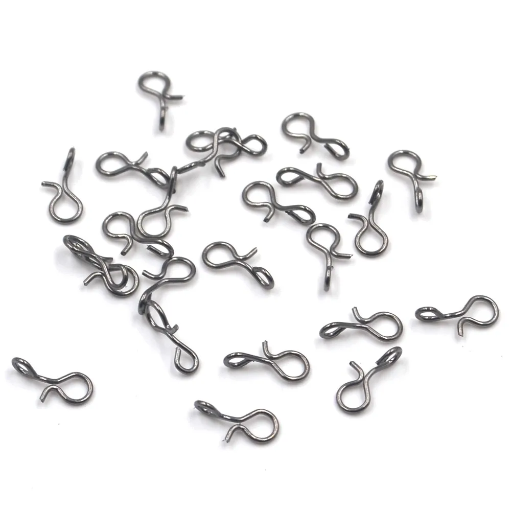MNFT Broche de pesca cambio rápido negro acero - imagen 4
