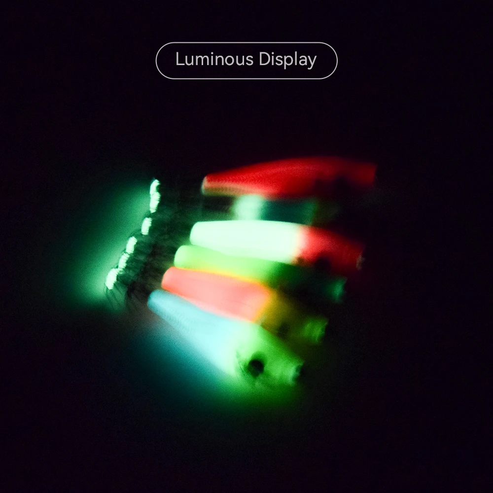 Señuelo camarón luminoso artificial – Cebo calamar para pesca de mar - imagen 2