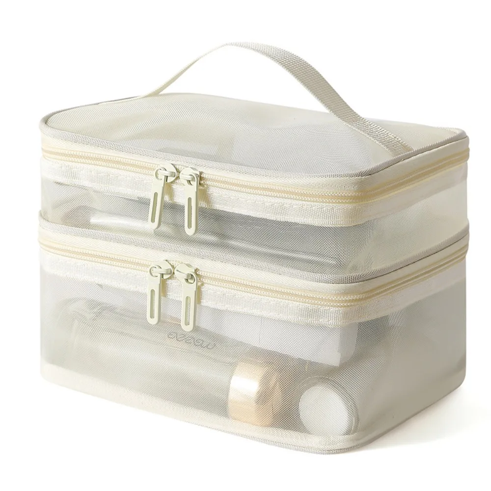 Neceser de viaje de nailon con doble capa