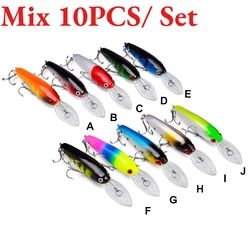 Señuelo minnow sonajero ruidoso aguas someras para lubina, lucio