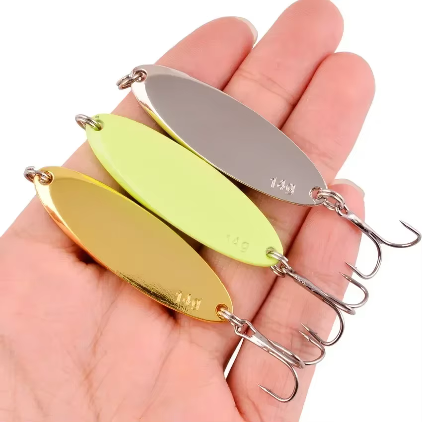 Spinnerbait de metal para trucha con lentejuelas - imagen 4