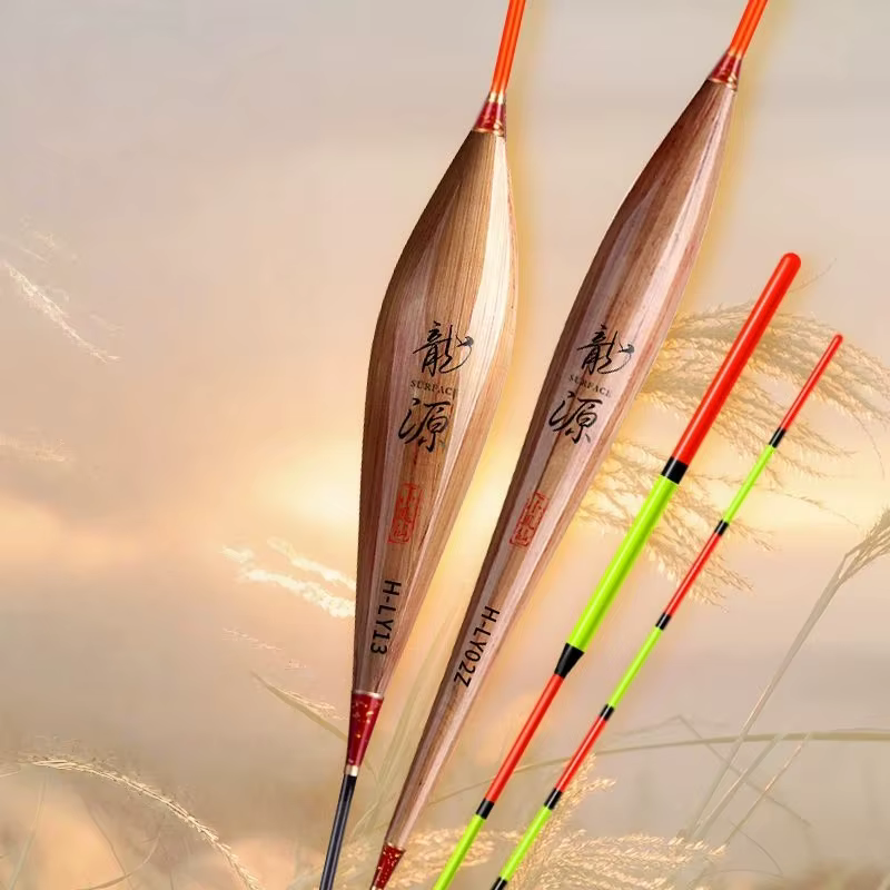 Flotador de pesca luminoso transparente pack 2 unidades