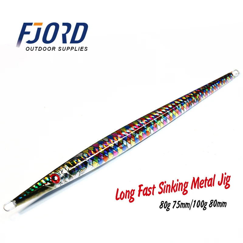 FJORD Needle Jig de Metal Hundimiento Rápido Lanzado Largo Vertical