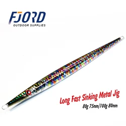 FJORD Needle Jig de Metal Hundimiento Rápido Lanzado Largo Vertical