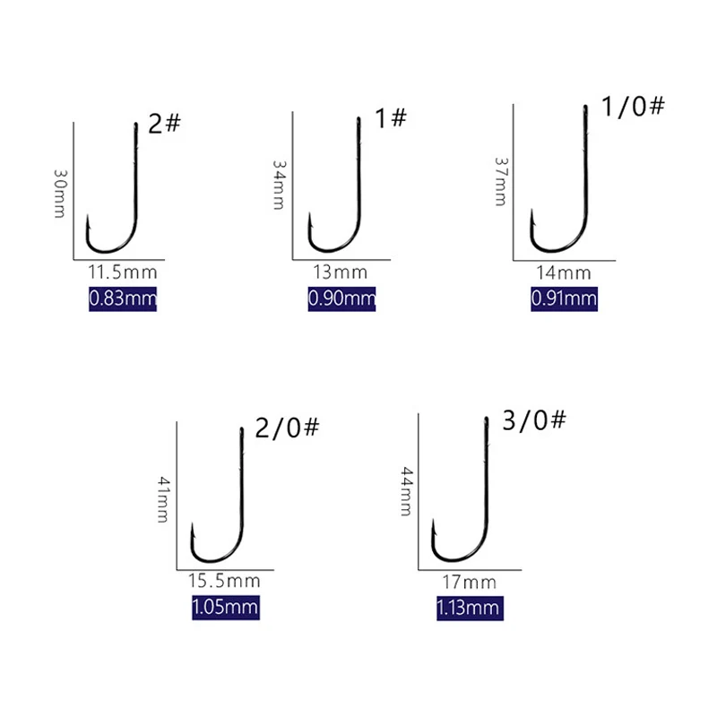 Anzuelos Texas Rig offset Sasame 4-ROC para bass y robaliza - imagen 3